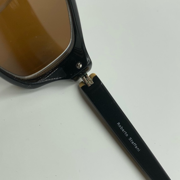 Roberto Steffani 117 Brown Oval Sunglasses Frames - Picture 6 of 7